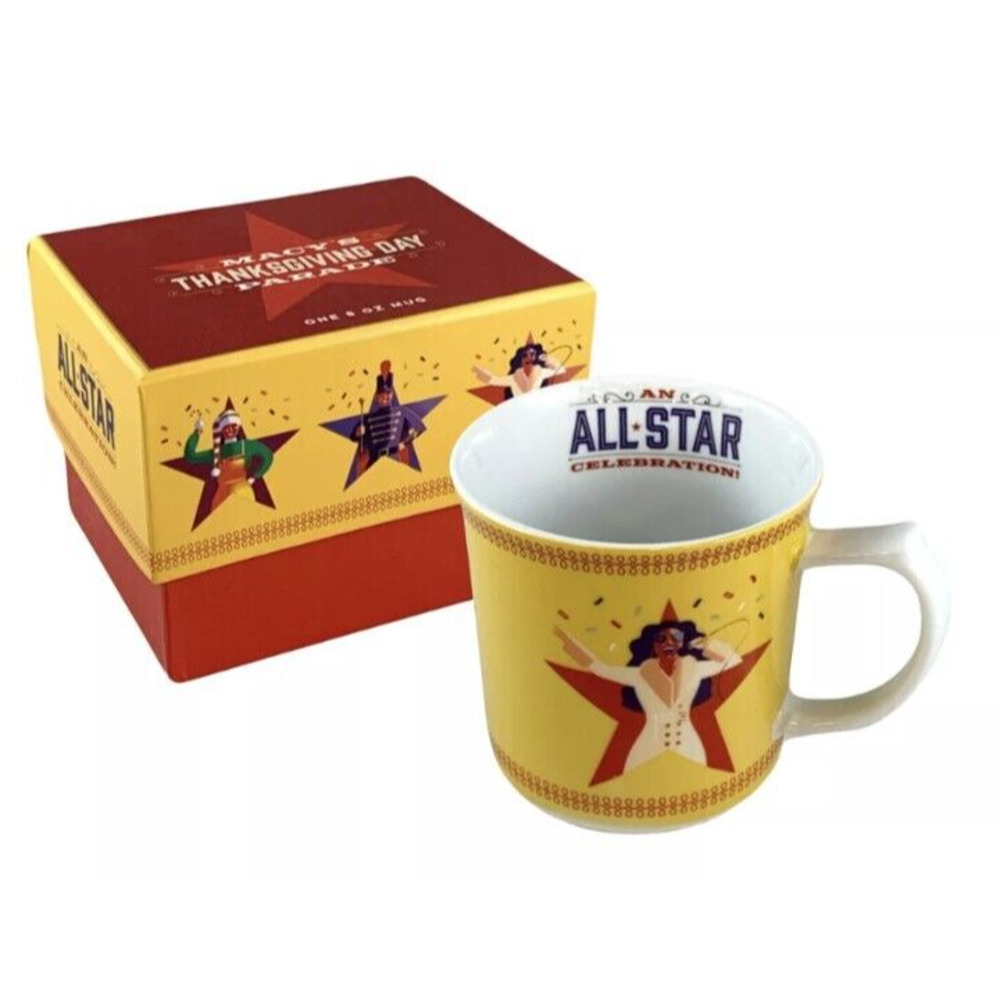 Macy's Thanksgiving Day All Star Parade Rosanna Designed 8oz Mug & Gift Boxโ